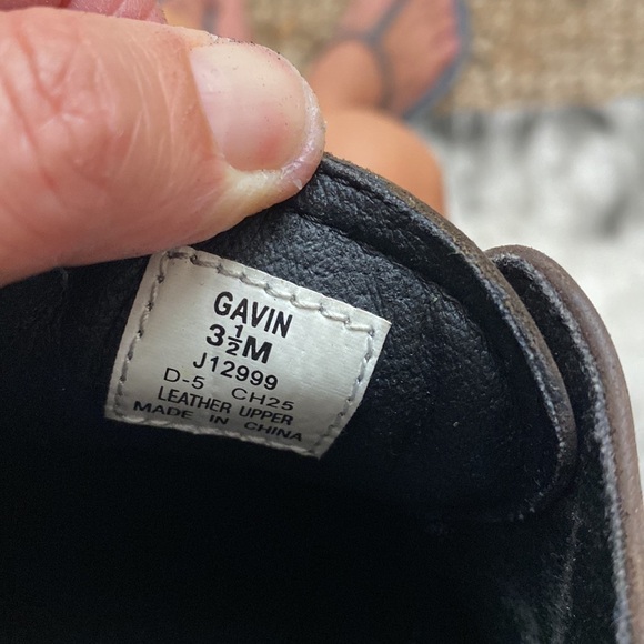 Tommy Hilfiger Brown leather Oxfords Boys Gavin Size 3.5 M Preppy school casual - Picture 8 of 8